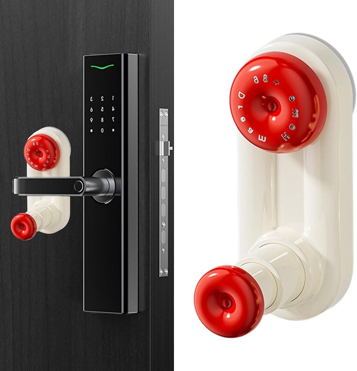 Deur Stopper - Deur Beveiliger - Extra Veiligheid - Anti-diefstal Ontwerp - 16 x 7 x 7 cm - Niet gespecificeerd