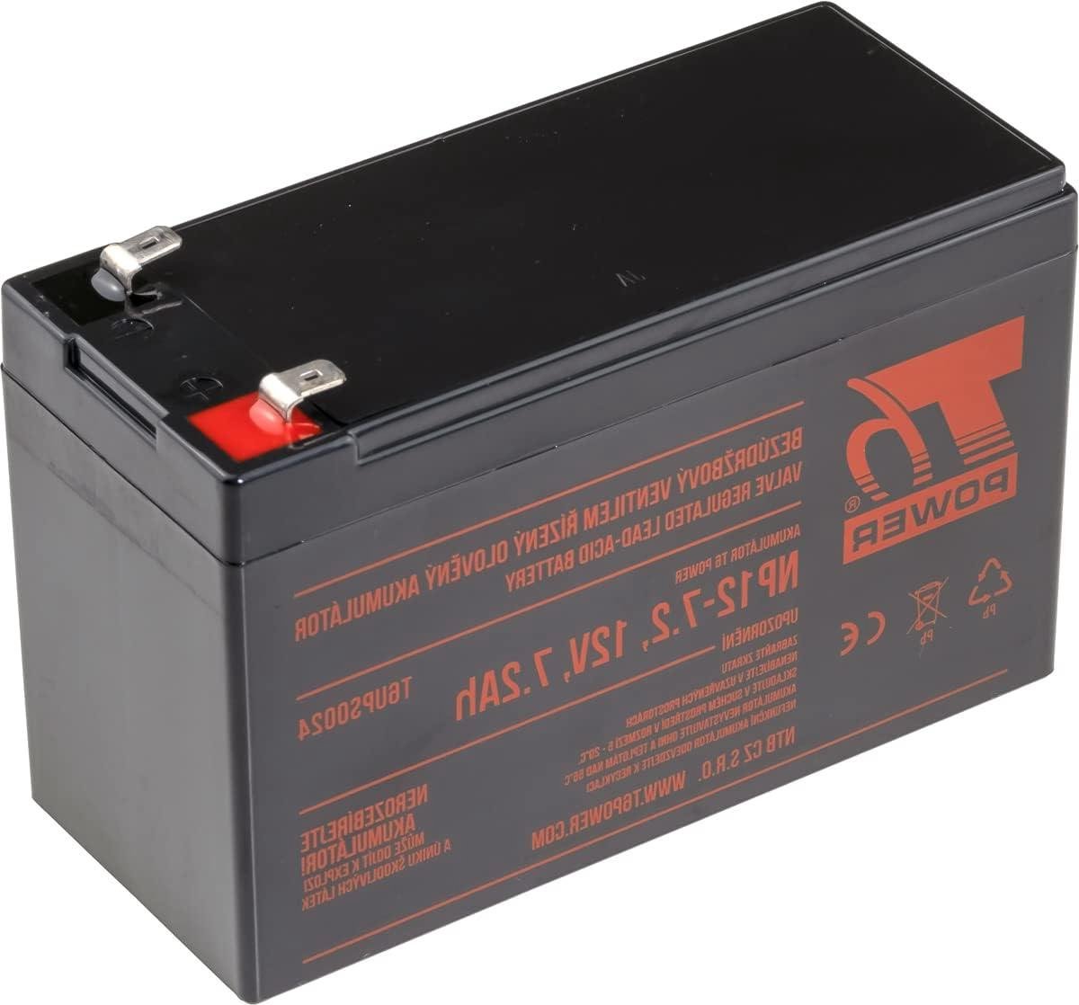 Vervangende Batterij - Accu UPS - Stroomonderbreking Overbruggen - Hoge Capaciteit - 12V 86VAh - Zwart