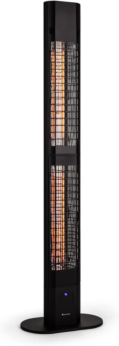 Terrasverwarmer - Staande Heater - Buiten Verwarmen - IR Comfort Heat - 150 cm - Zwart