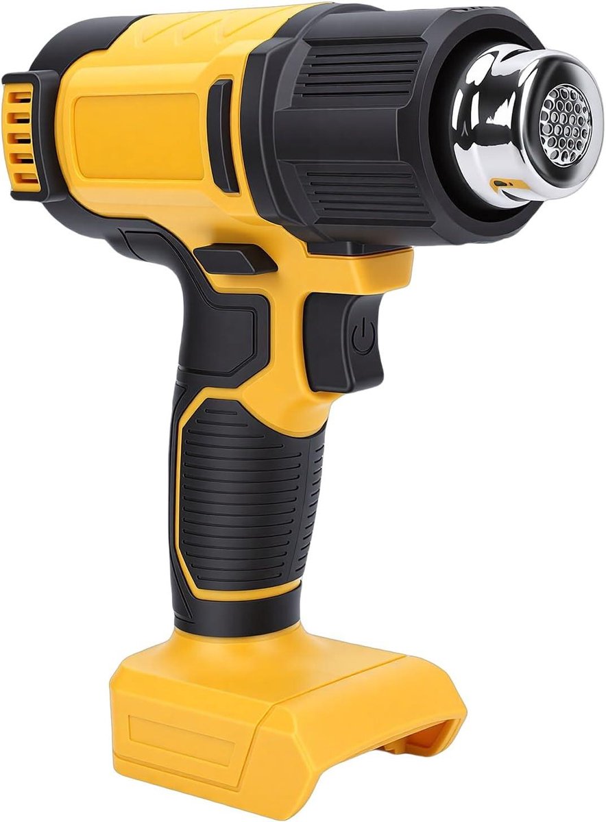 Draadloos Heteluchtpistool - Hitte Blaster - Verf Verwijderen - Instelbare Temperatuur - 50-550 Graden - Zwart