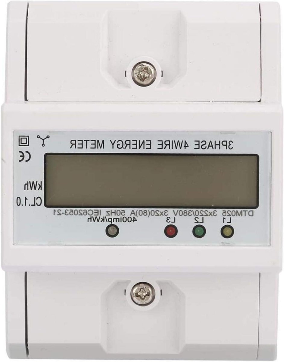 220/380V 20-80A Energy Consumption Digital Electric Power Meter 3 Phase 4P KWh Meter with LCD, Digital Power Meter 3 Phase Power Meter