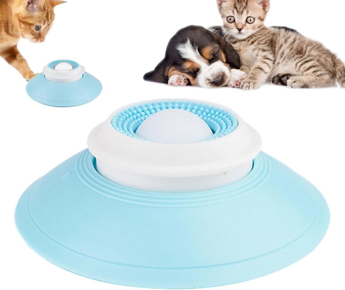 Likkussen voor honden - Voer speelgoed - Langzamer eten - Met zuignap - 15.5 x 19 cm - Wit