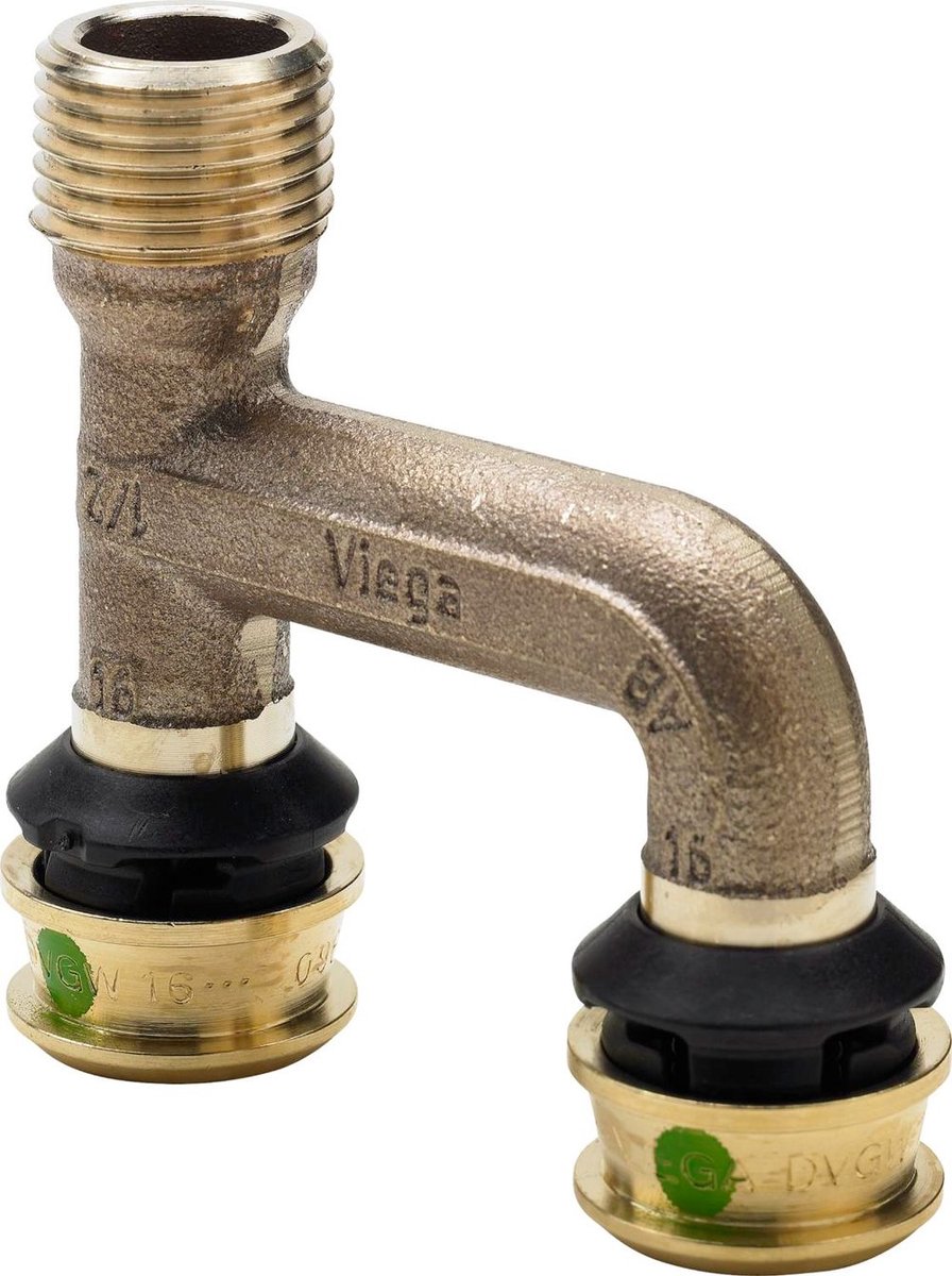Viega Raxofix-verloopstuk, R 1/2, d1 16, d2 16 siliciumbrons Model 5326.31, 647674
