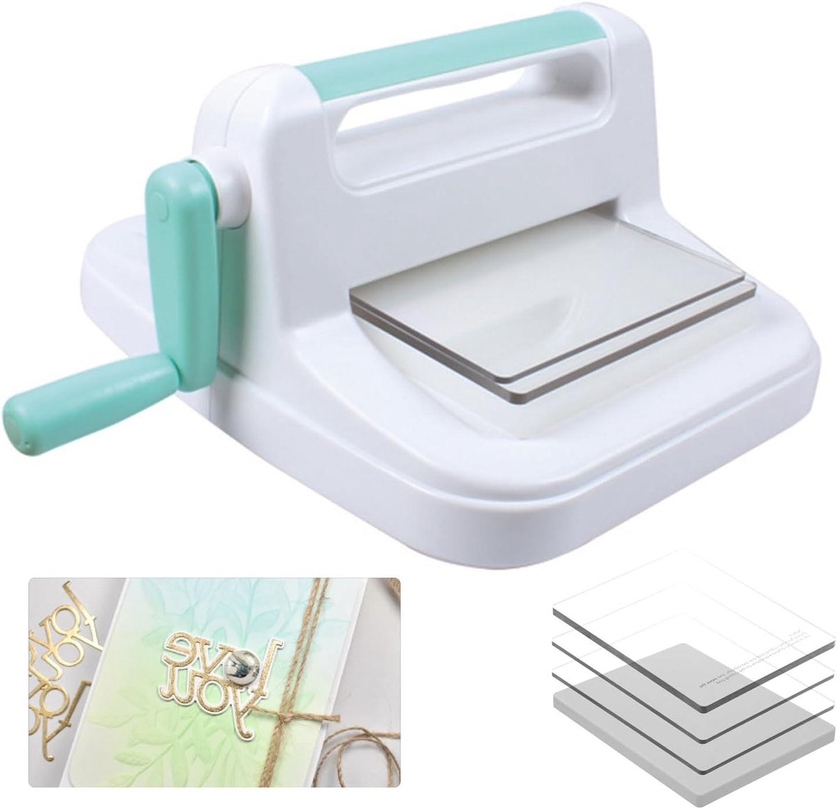 Snijmachine Set - Papier Snijder - Kaarten Maken - A5 Formaat Opening - 6 Inch Breed - Wit