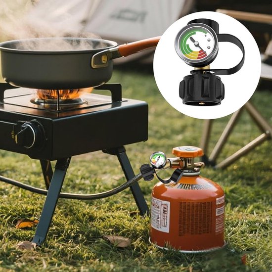 Generisch Propaangas niveau-indicator, gasflesmeter voor propaangastank, lekdetector en drukmeter, ideaal voor barbecue, campers en verwarmingen — afbeelding 4