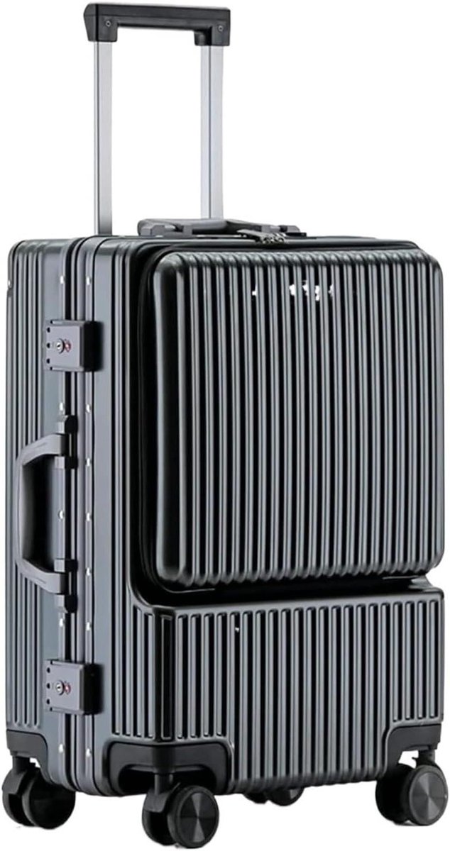Reiskoffer Cabinekoffer - Bagage Trolley - Zakelijk Reizen - TSA Goedgekeurd - 20 inch - Multicolor