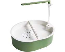 Vogel Douche - Badhuis Vogel - Hygiëne Bevorderen - Automatische Regenstroom - 32 cm Breed - Wit