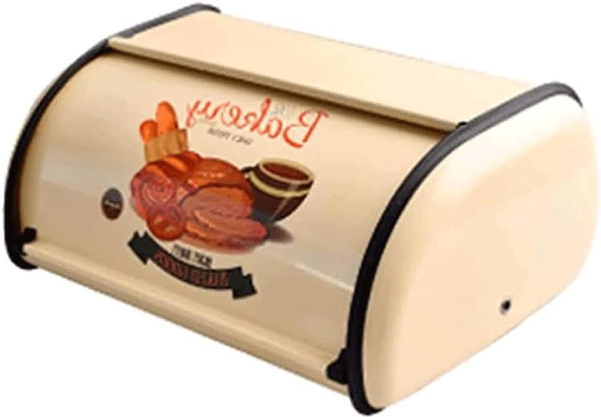 Klassieke metalen broodtrommel Grote capaciteit 5l/175oz Broodopslag Broodhouder Opslagcontainer Geventileerde broodtrommel