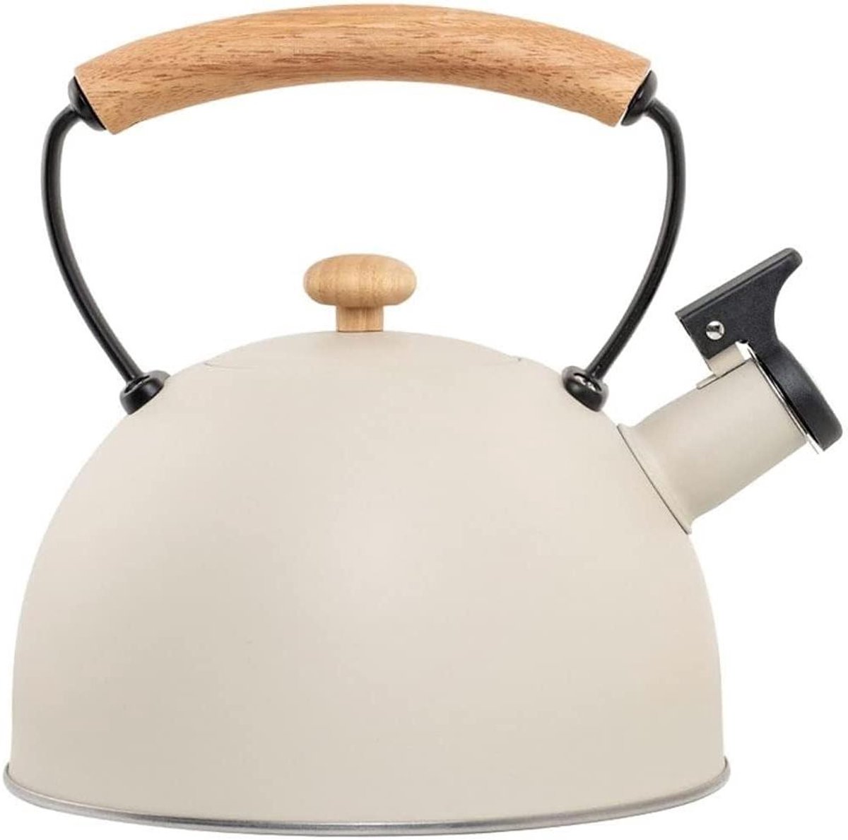 Theeketel Kookplaat - Waterketel Gasfornuis - Water Koken - Fluitend Signaal - Grote Capaciteit - Geel