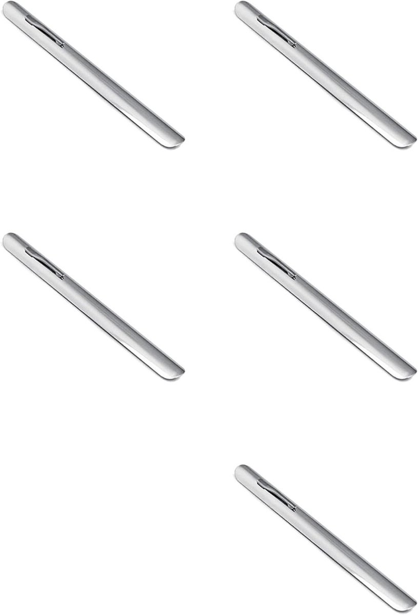 Tafelkruimelaar Kruimelveger - Kruimelkrabber Serveergereedschap - Snelle Tafelreiniging - Met Handige Clip - 16 cm - Zilver