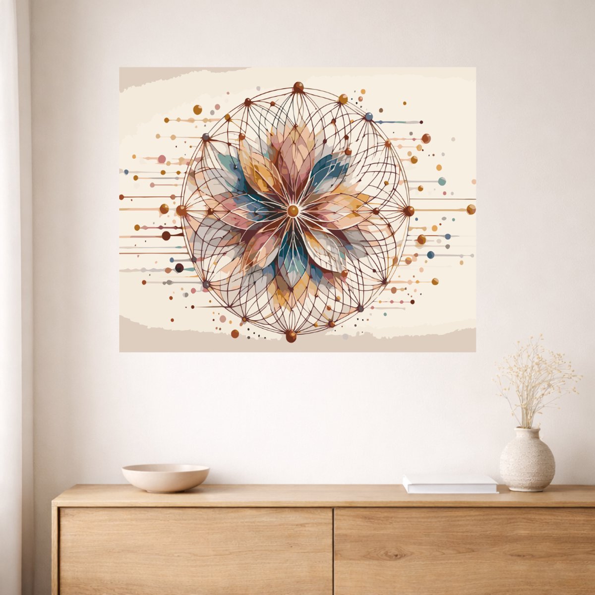 Paint by numbers – schilderen op nummer – DIY decoratie – Mandala – Mandala in Motion — afbeelding 6