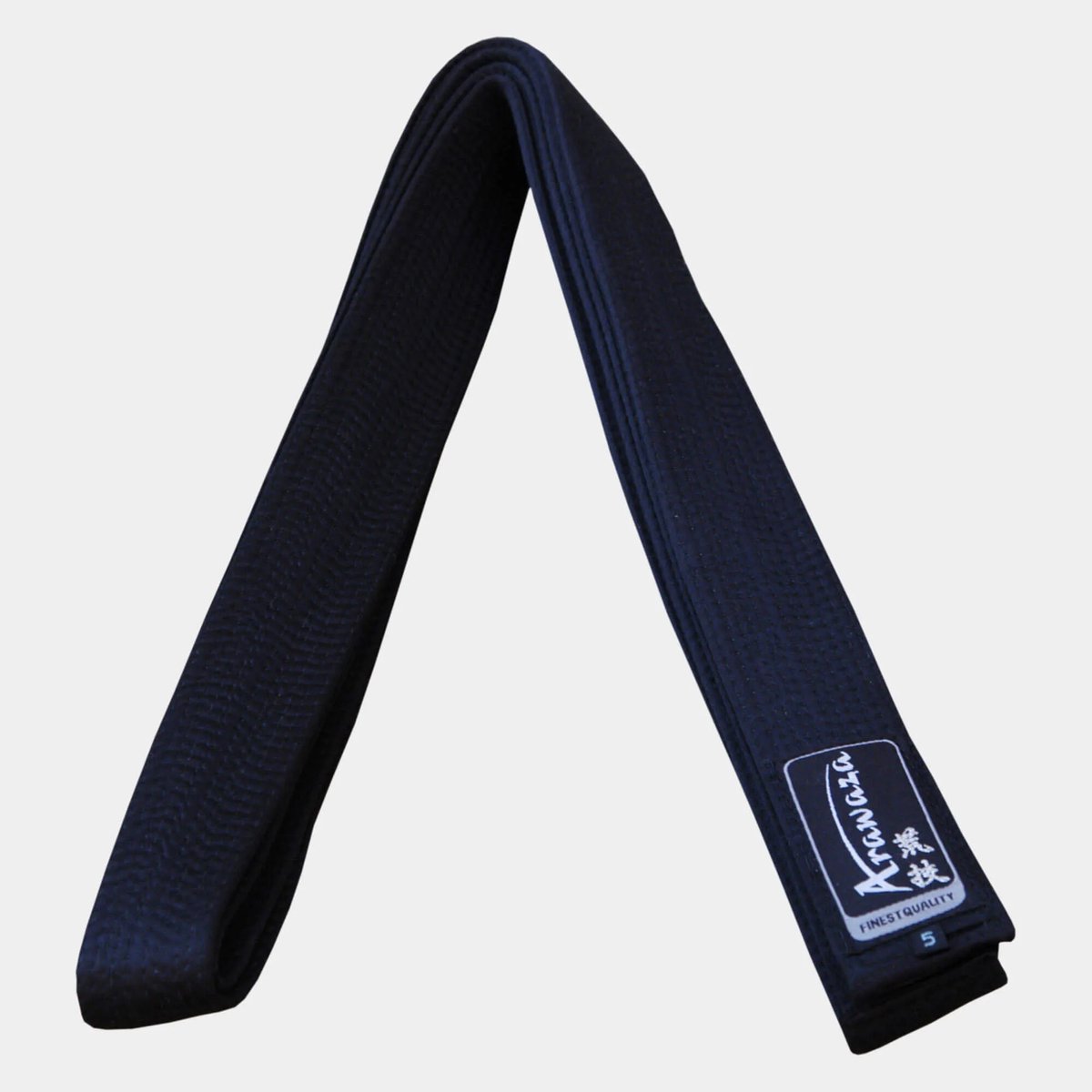 Arawaza Karateband Regular Satijn | 4.5 cm | Zwart (Maat: 250)