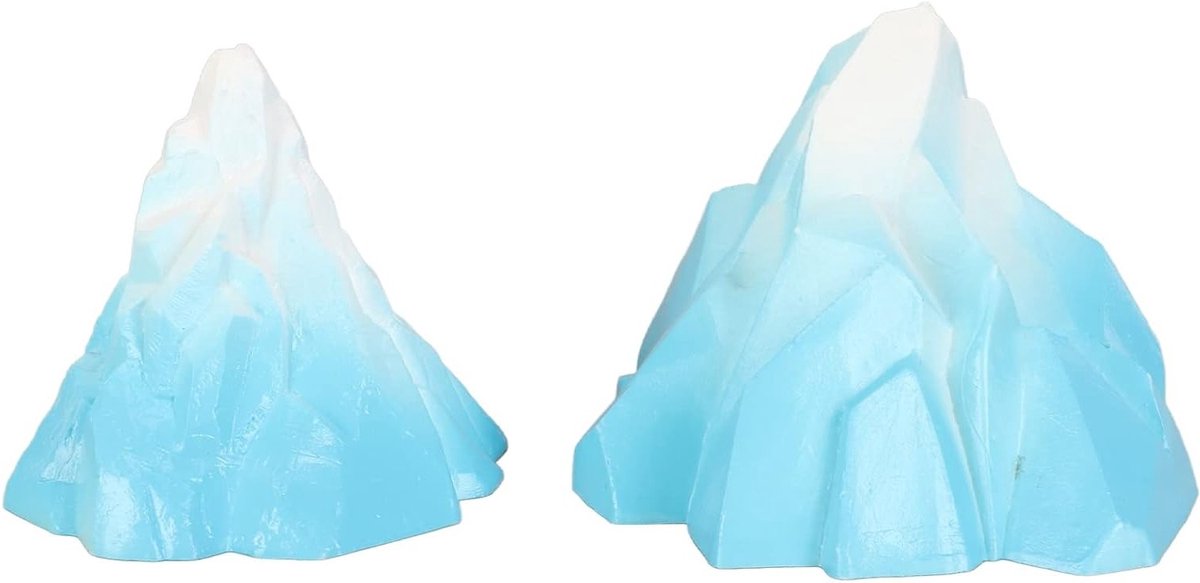 Innovatieve Onderwaterdecoratie voor Aquariums, 2 Stuks IJsberg Ornamenten voor Realistische Landschapservaring