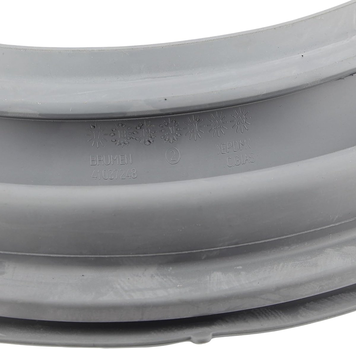 Wasmachine Deurrand - Poortrubber - Apparaat Reparatie - Compatibel met diverse merken - 21 x 17 x 14 cm - Zwart