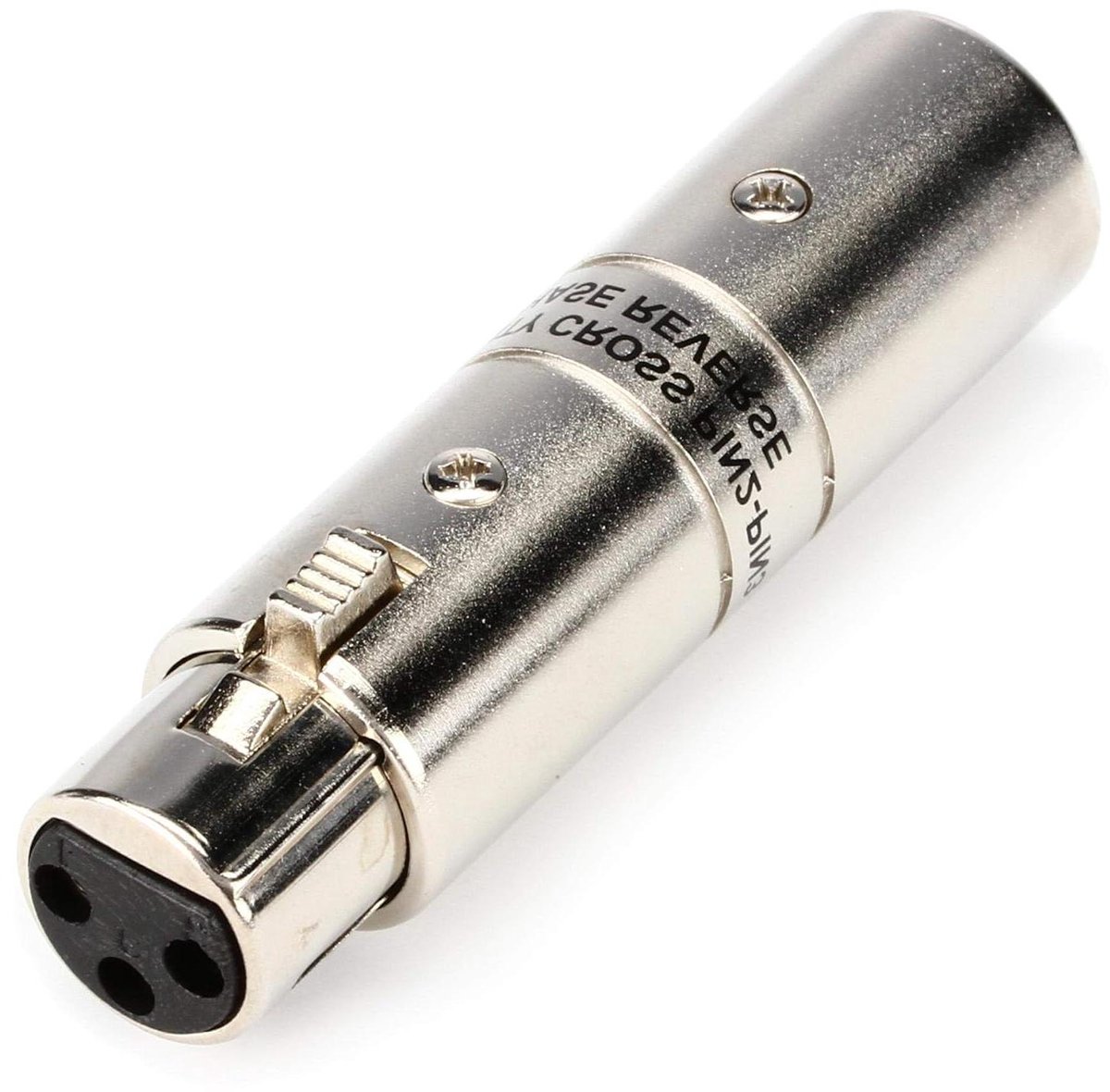 Microfoon Faseomkeerder - XLR Adapter - Signaal Omkeren - Polariteit Omkeerbaar - 3-Pins - Zwart