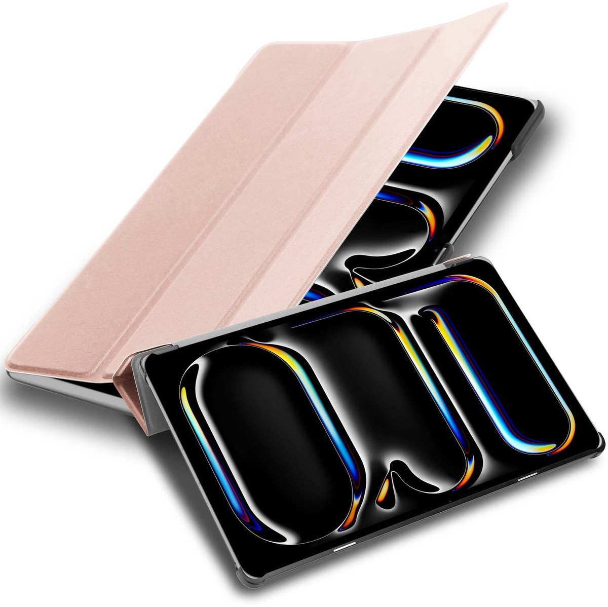 Cadorabo Tablet Hoesje geschikt voor iPad 11 Pro 2024 in Pastel roségoud