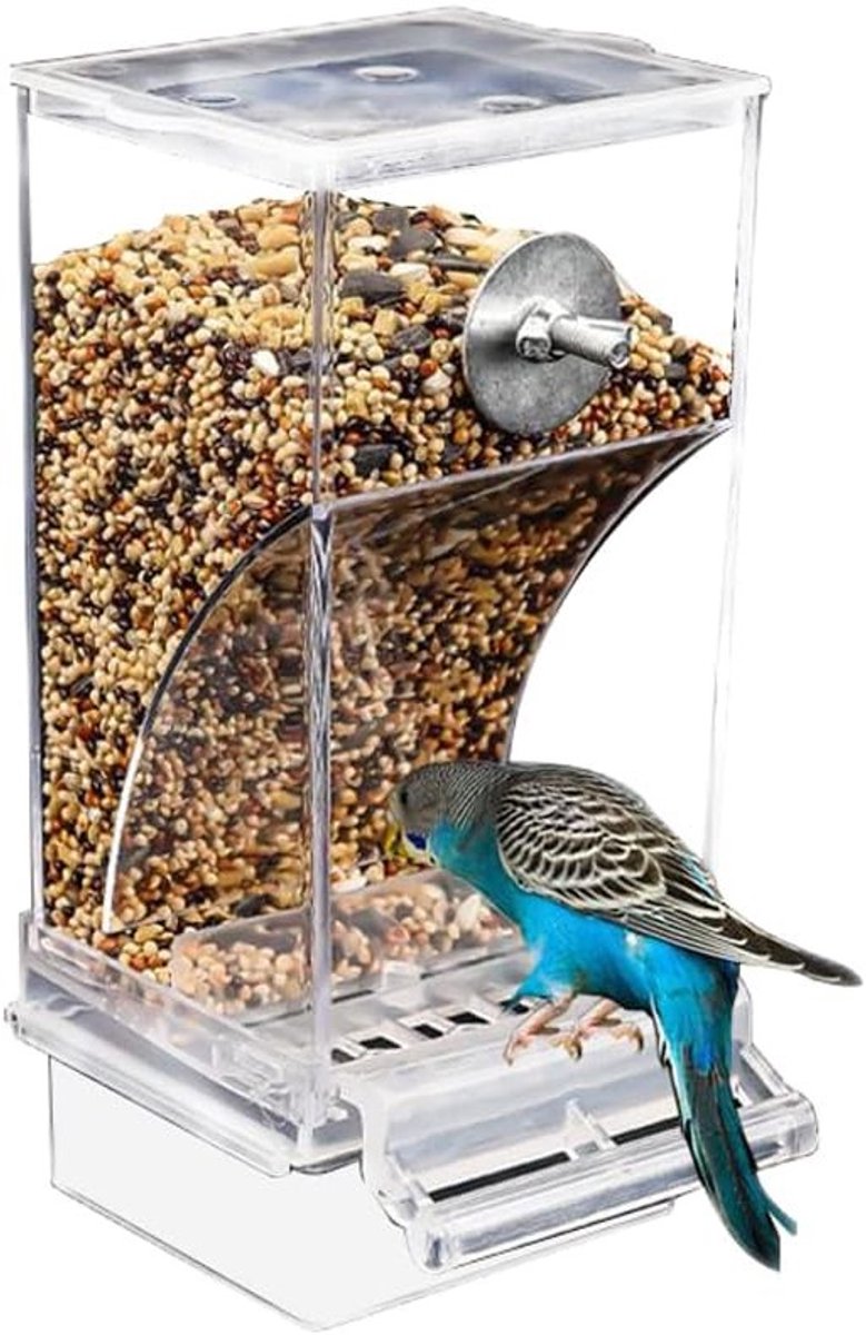 Waterdichte Vogelvoederbak voor Parkieten, Kanaries, Cockatiels en Vinken - Ideaal voor Buiten en Binnengebruik