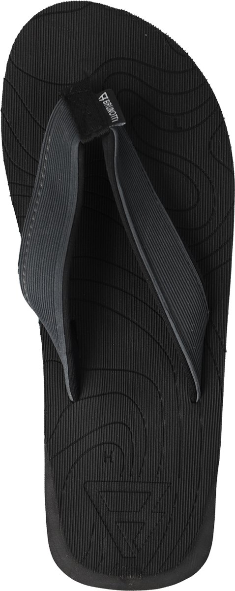Brunotti Capu Mannu Slippers Heren Flip Flops Teenslippers Zwart