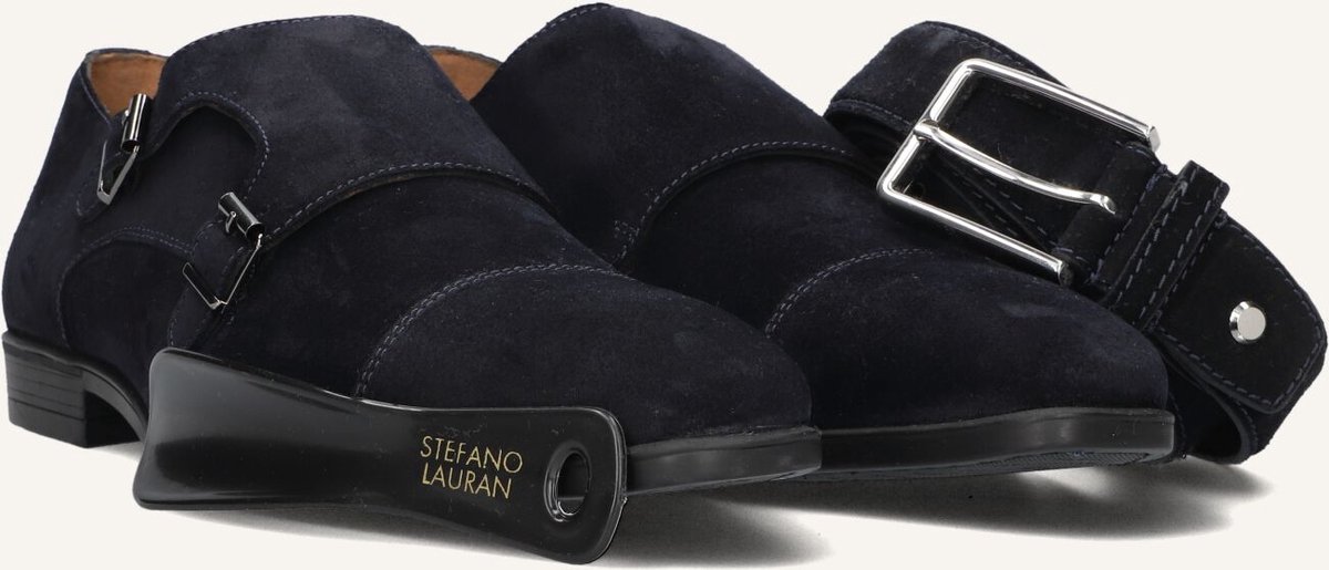 STEFANO LAURAN Stefano Lauran Gesp Nette schoenen - Business Schoenen - Heren - Blauw - Maat 46
