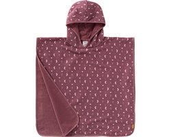 Fresk UV badponcho one size - Badcape met Capuchon – Sneldrogend Strandlaken - Meisjes - Roze - Seahorse