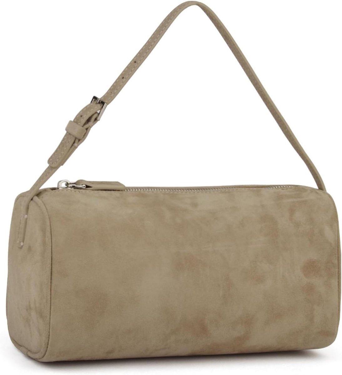 Dames Handtas - Schoudertas Hobo - Dagelijks Gebruik - Verstelbare Band - 19 x 10 cm - Bruin