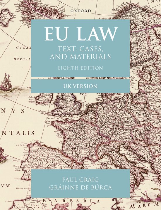Text, Cases, and Materials- EU Law - cover