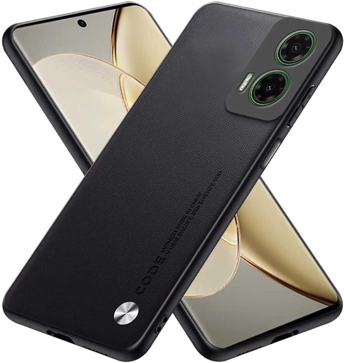 Telefoonhoesje - Beschermhoes - Dagelijkse Bescherming - Verhoogde Camera Rand - 6.72 Inch - Zwart
