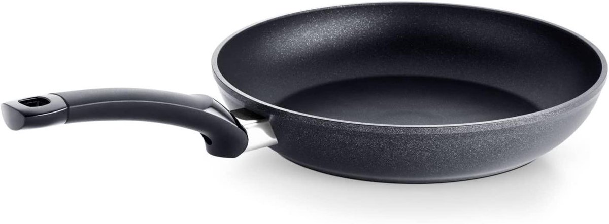 Koekenpan Aluminium - Koekenpan met anti-aanbaklaag - Vetarm Bakken - Eersteklas anti-aanbak effect - 28 cm - Zwart