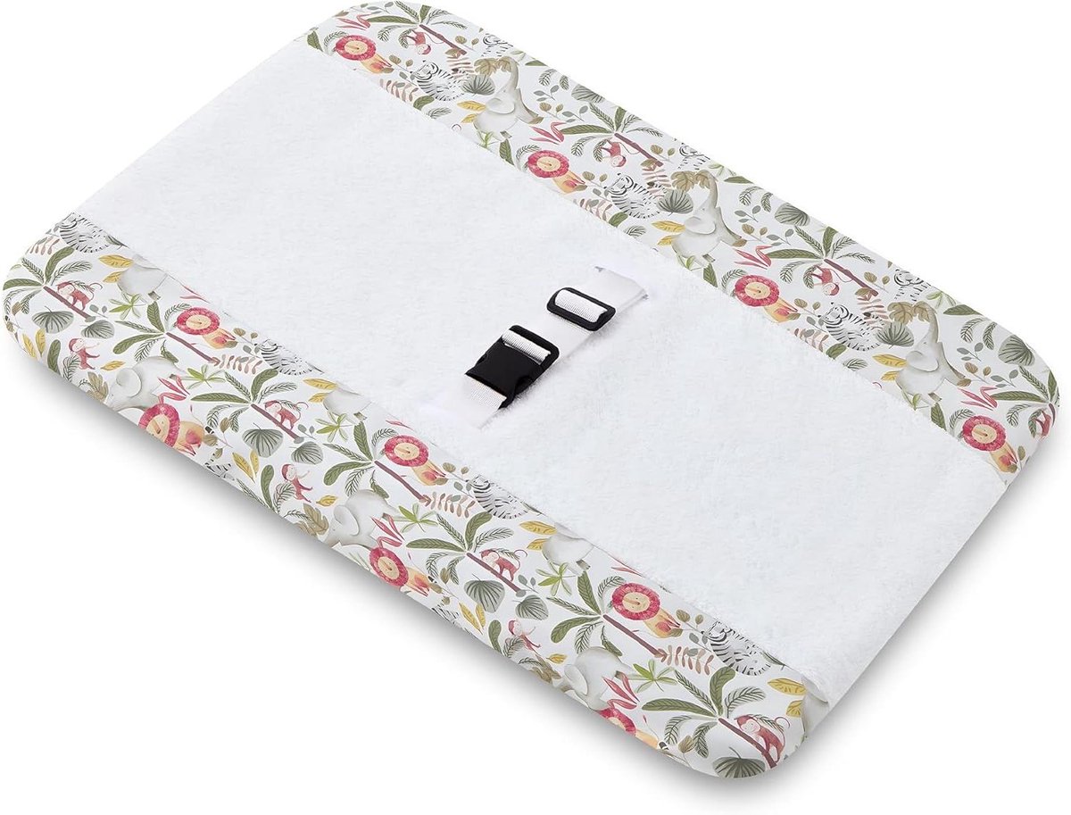 Baby Verschoonmat - Luier Wisselmat - Baby Verzorgen - Waterdicht Terrycloth - 50 x 80 cm - Wit