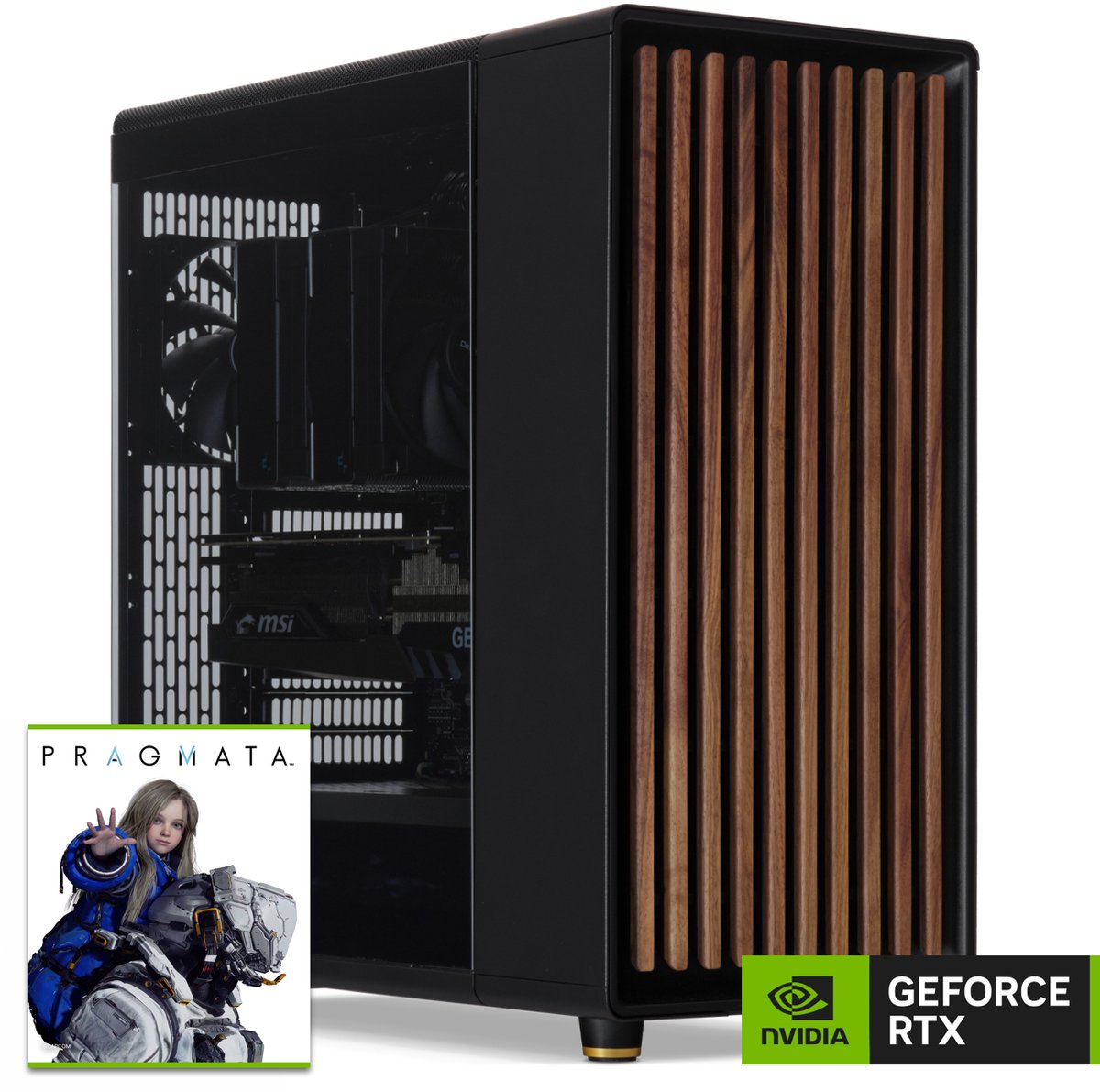 Sedatech Pro Gaming PC Premium • AMD Ryzen 7 9800X3D 8x 4.7GHz • Geforce RTX5070Ti • 32Gb DDR5 • 2Tb SSD M.2 • WiFi • Bluetooth, USB C • Windows 11 • Desktop computer