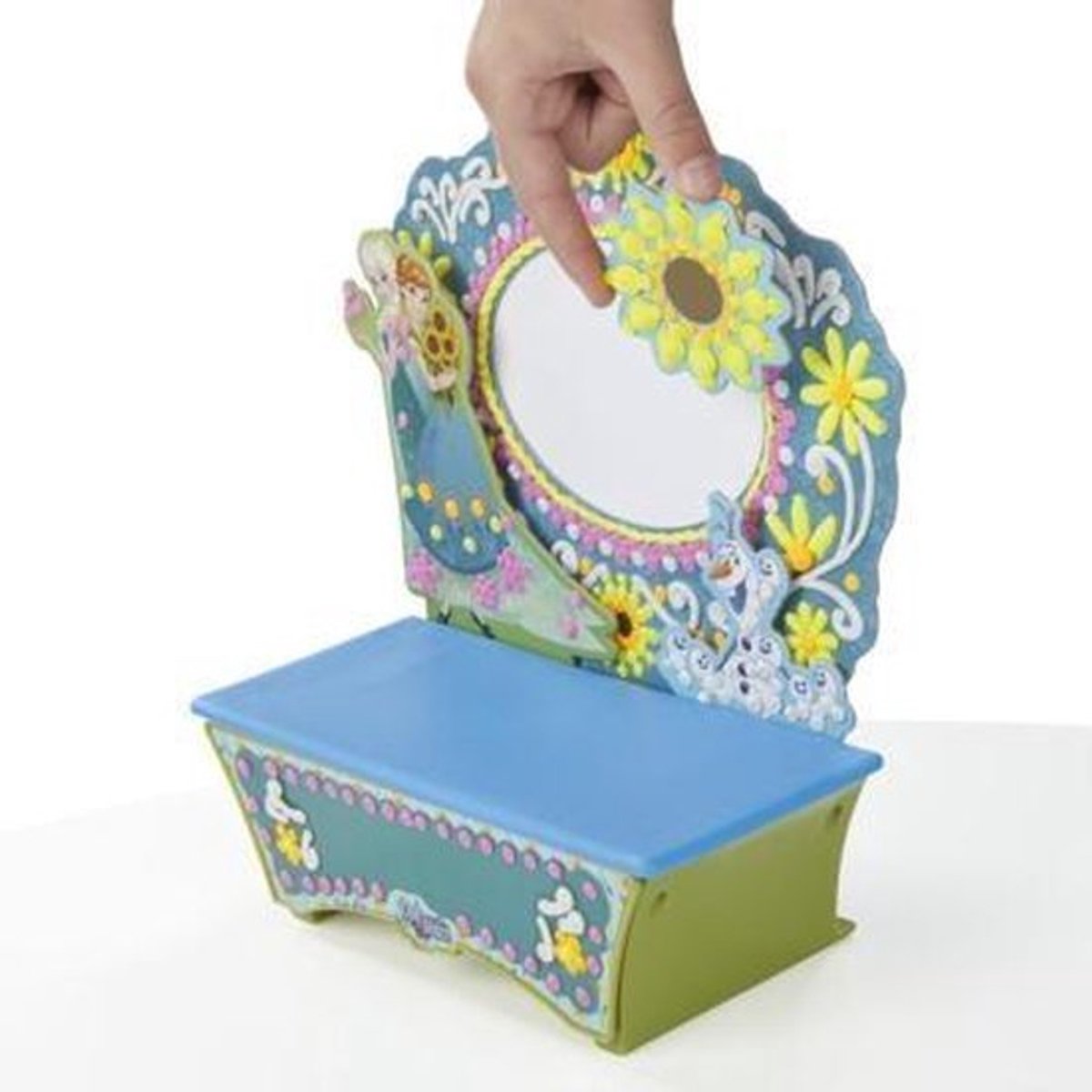 Hasbro Dohvinci Frozen kaptafel - fotolijstje en knutselset - 4 stuks - met glinsterende Deco Pop tube voor sneeuw en ijs effecten — afbeelding 9