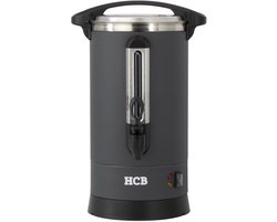 HCB® - Professionele Horeca Percolator - 20,5 liter - 135 kopjes - zwart - 230V - RVS / INOX Perculator - Elektrisch koffiezetapparaat - Volautomatische koffiemachine - 33x37x56 cm (DxBxH) - 3.40 kg - 1355
