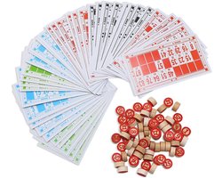 Bingo Set 48 Kaarten en 90 Tokens - Gratis Online Spel voor Gezin en Feest