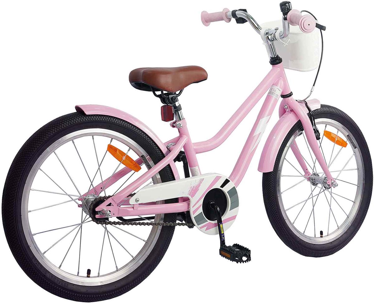 VidaXL Kinderfiets 20 Inch voor 6-11 jaar oud Licht Roze