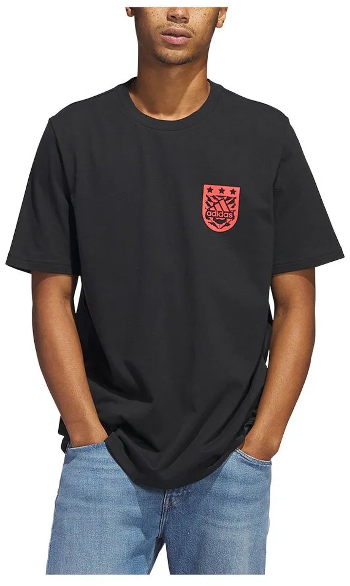 Adidas Xpress T-shirt Met Korte Mouwen M Regular Man Zwart