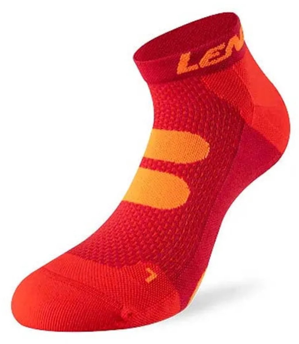 Lenz Compression 5.0 Korte Sokken Man Vrouw Oranje