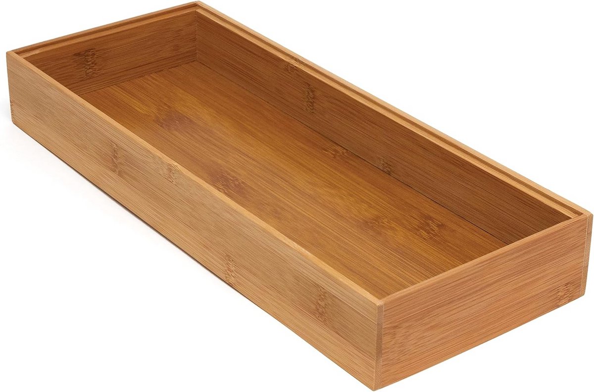 Bamboe organisatievak 6-vakken 6x15 inch stapelbaar