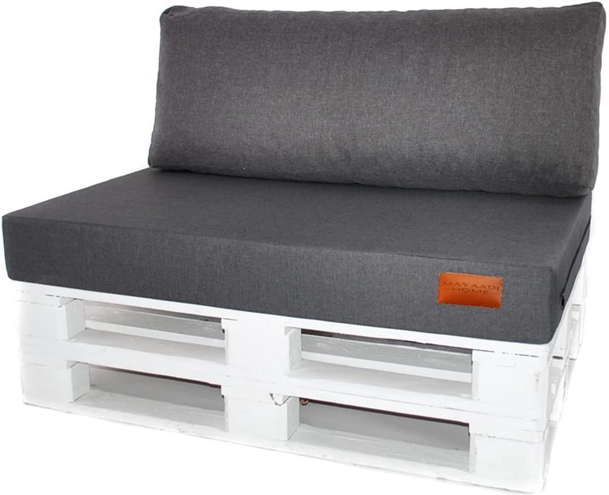 Grijs Zitkussen 120x80x10cm voor Europallet