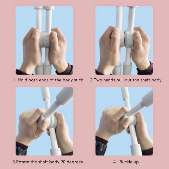 Yogastokken Roestvrijstaal voor Houdingscorrectie Pranayama-stick Rekhulpmiddel voor Vrouwen en Kinderen — afbeelding 2