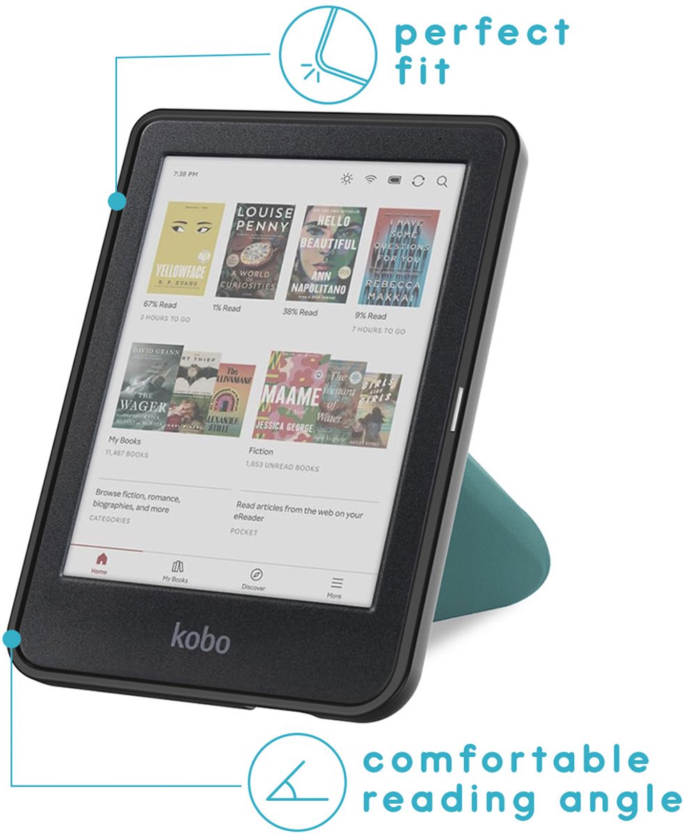 Ereader Hoes - Geschikt voor Kobo Clara BW/Kobo Clara Colour - Donkergroen – foto 4