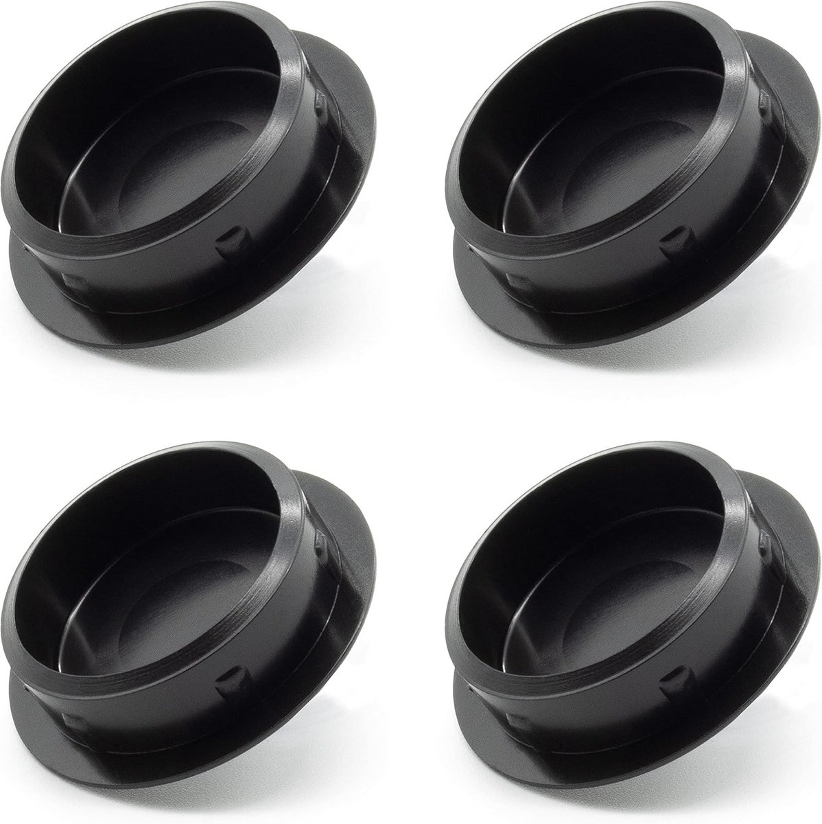 4 stuks afdekstoppen 36x30 mm - polyethyleen buisafdekking - kunststof doppen voor Ø 30 mm boorgat