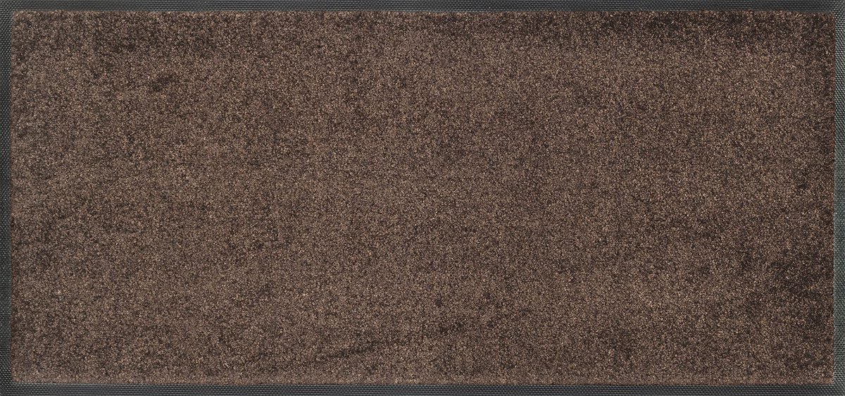 Unyqoos Wasbare bruine deurmat voor binnen en buiten, en antislip, bruin, 35*75 cm