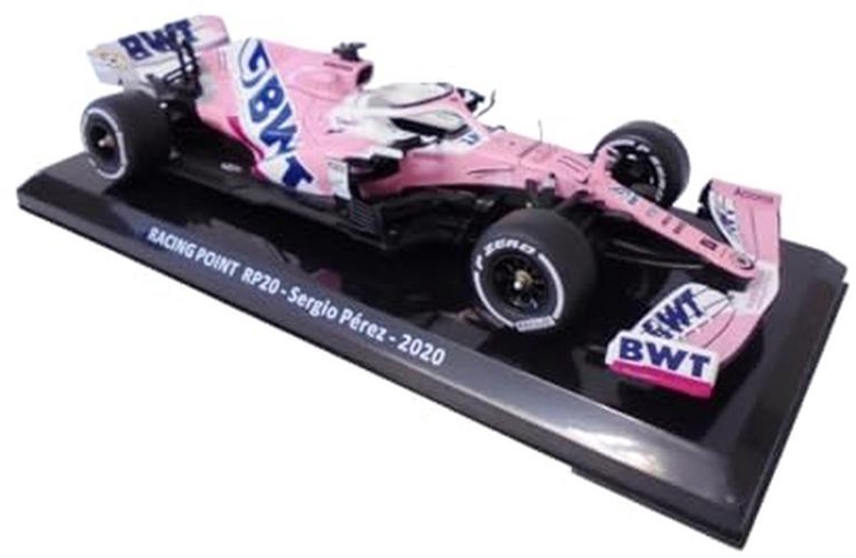 Modelauto 1/24 Compatibel met RACING POINT RP20 Sergio Perez - Formule 1