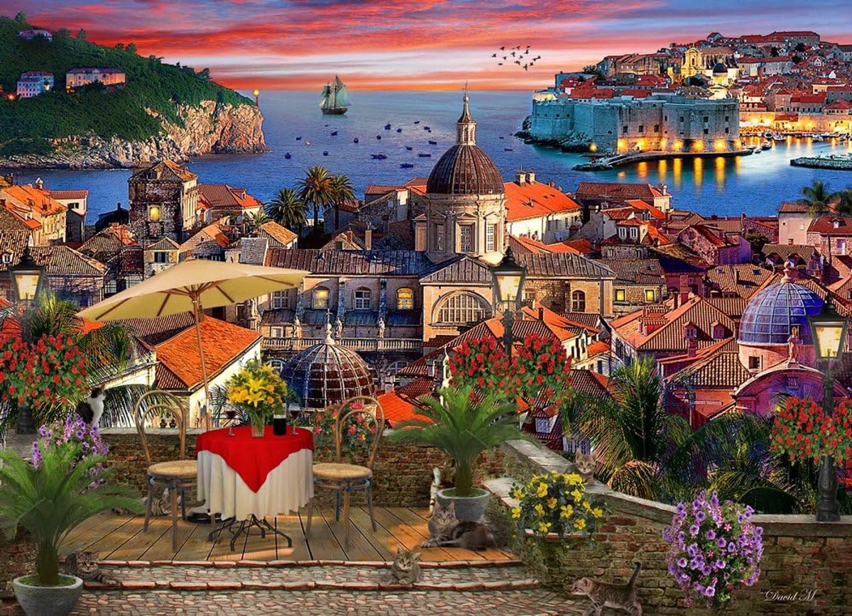 Dubrovnik Jigsaw Puzzel - 1000 Stukjes