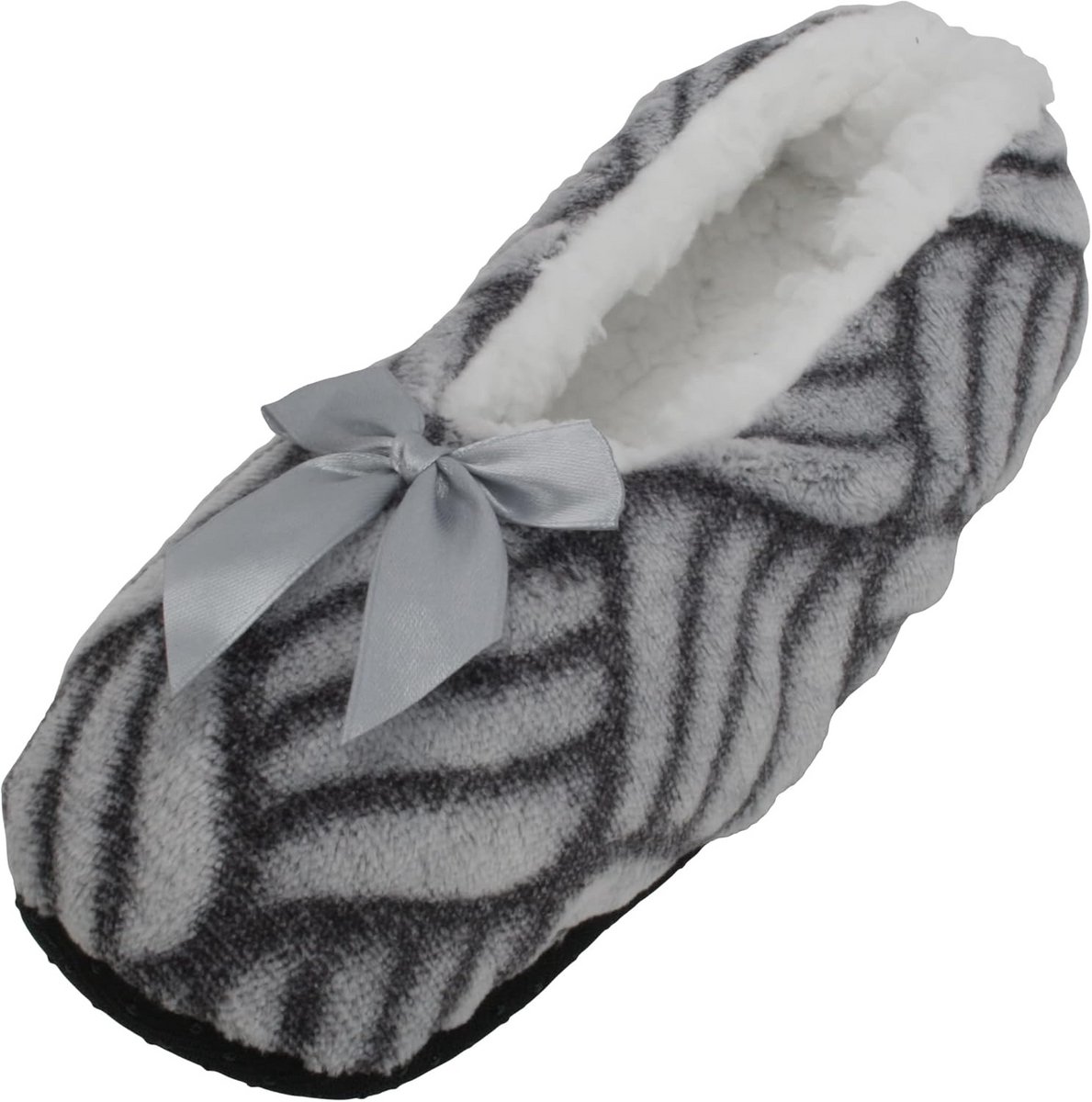 Dames Zachte Pluche Pantoffelsokken met Antislip voor Binnen