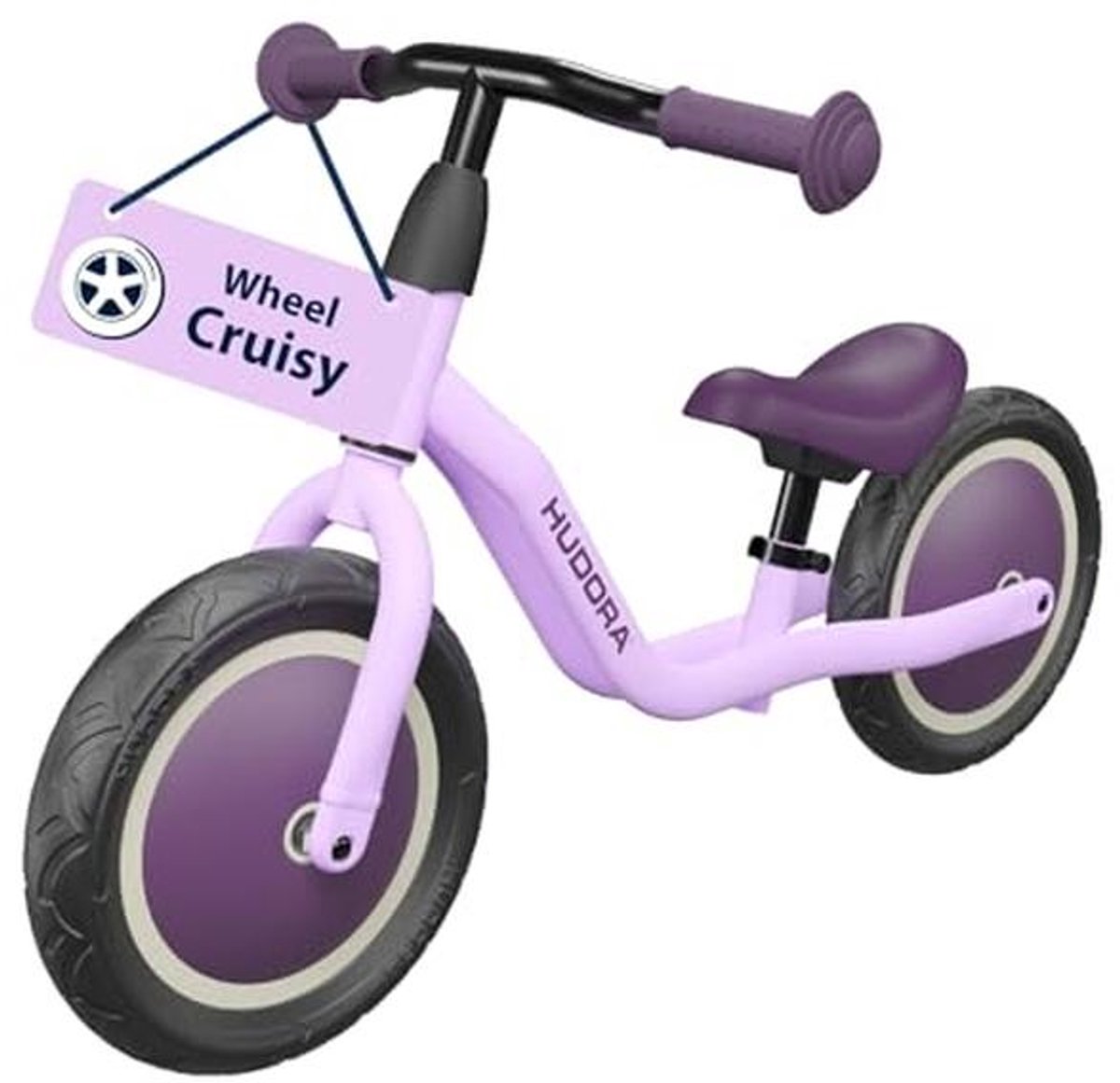 Lichte loopfiets voor kinderen van 15 maanden - verstelbare zadelhoogte en robuust ontwerp - ideaal vanaf 78 cm tot 100 cm