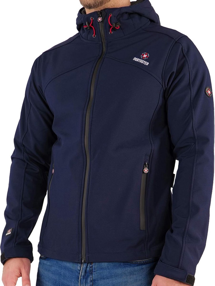 Heren Softshelljas voor Outdoor Activiteiten - Functionele Overgangsjas