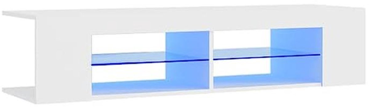 Trendy TV meubel met RGB LED verlichting 135x39x30cm