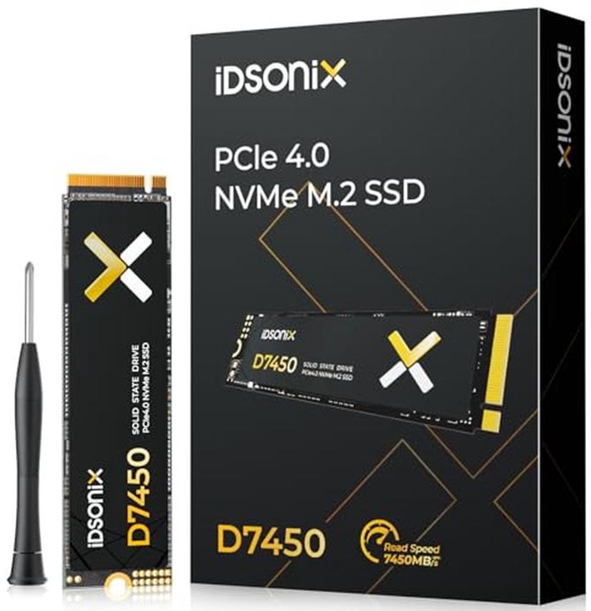 1TB M.2 NVME SSD 3D NAND TLC - PCIe Gen4X4 Interne SSD voor PC, Laptop en PS5