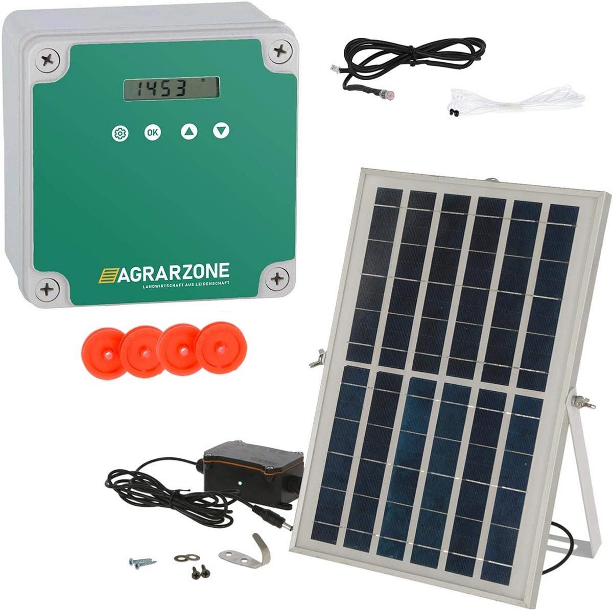 Automatische Kippendeur met Timer en Lichtsensor op Zonne-energie